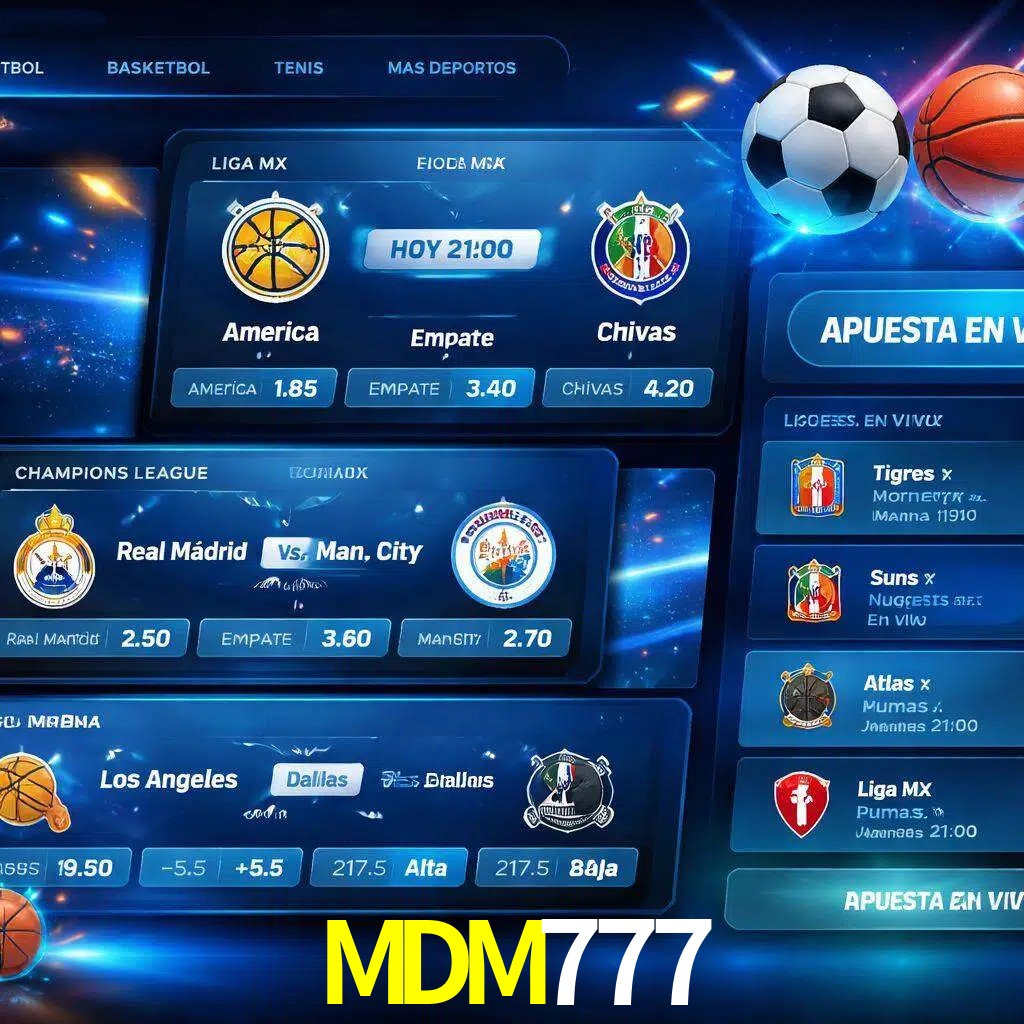 Mercados de apuestas deportivas MDM777 para jugadores en México